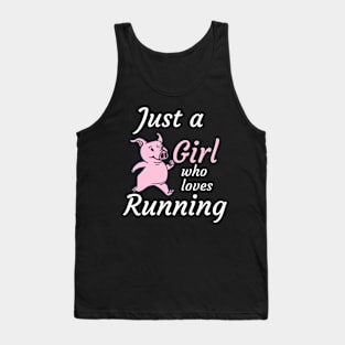 Just a girl who loves running Tank Top